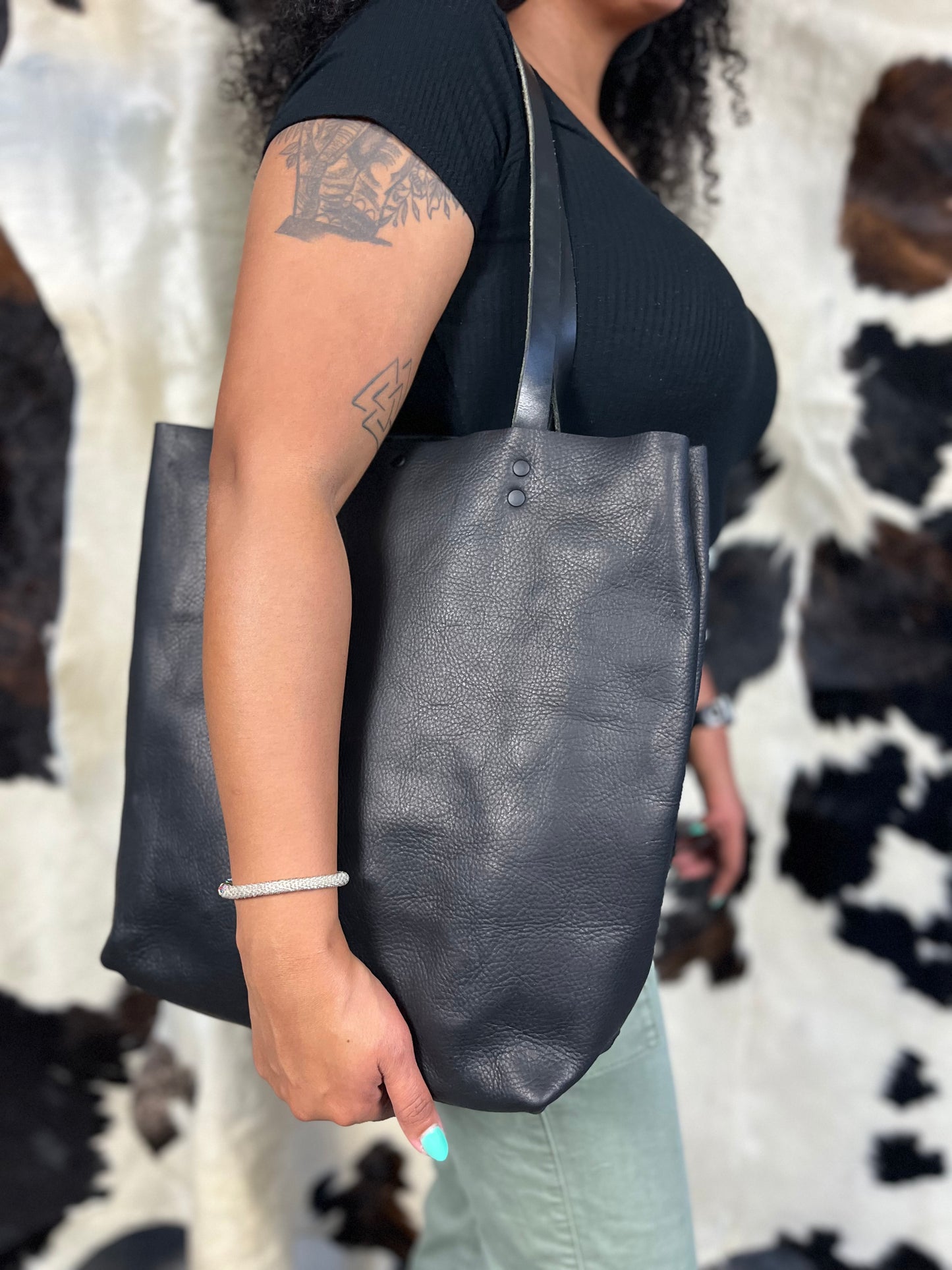 Large Tote Bag - Black